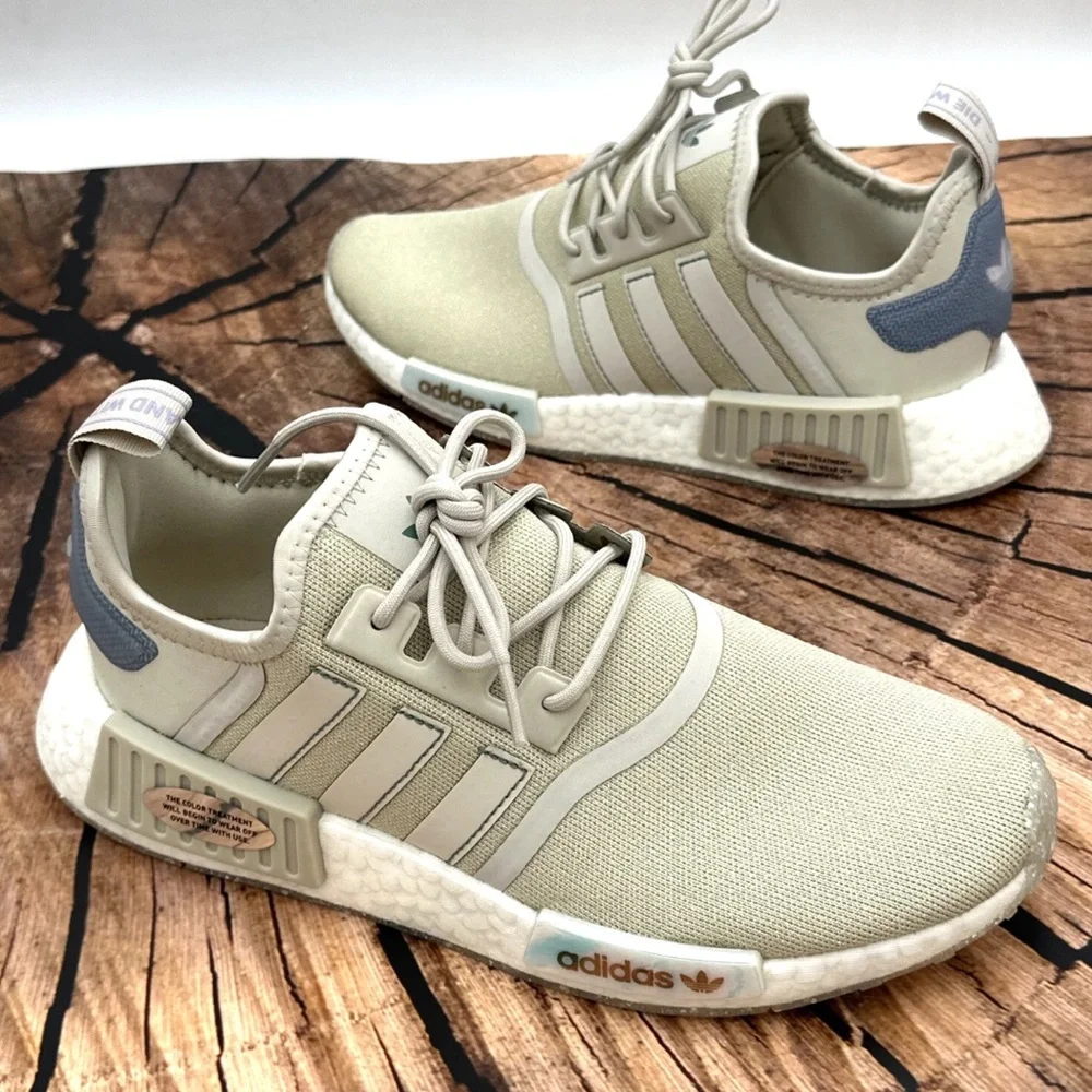 Adidas NMD_R1 Bliss GW5680 Sneakers Shoes Women's Size 9.5 Sparkle Beige NEW